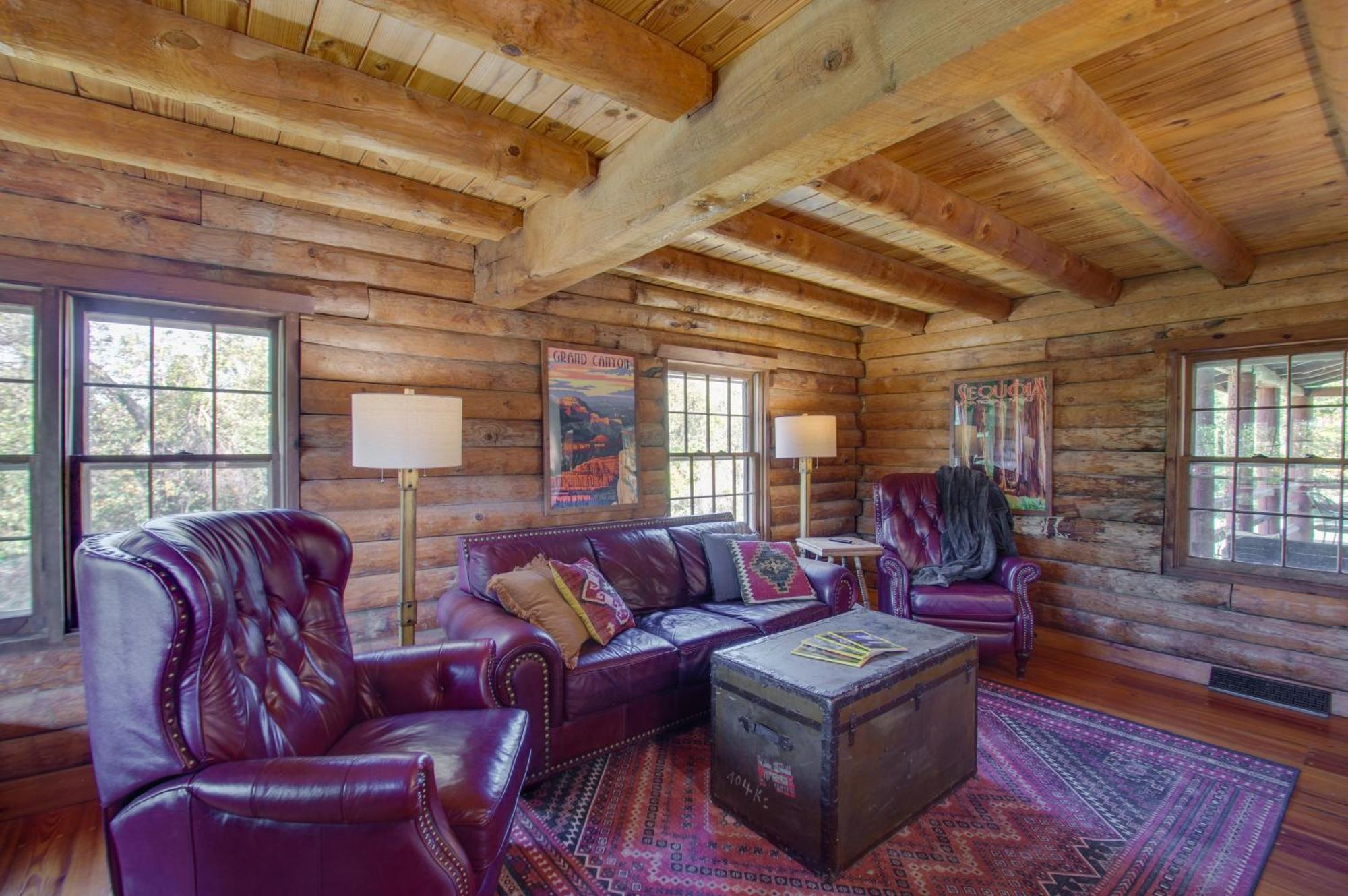 Cozy Log Cabin Getaway With Fire Pit And 3 Acres! Ruckersville Экстерьер фото
